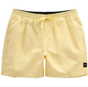 Vans Primary Solid Elastic 17" Boardshorts In Yarrow
